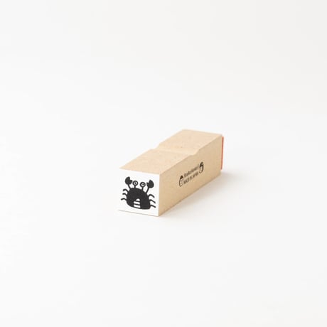 【カニ15mm角】デザインはんこ15x15mm_R986