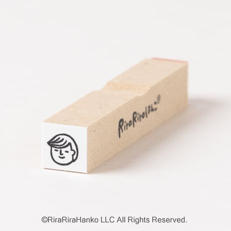 【マカロンくんの顔だけ10mm角】絵文字はんこ10x10mm_R365