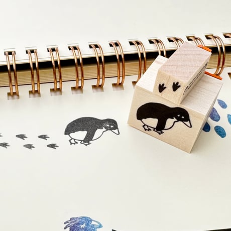 【50％ OFF SALE 】 【ペンギンはんこセット】デザインはんこ_RS045_y
