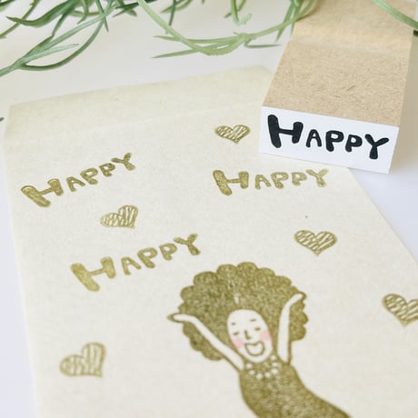 【HAPPY】文字はんこ12x28mm_R476_o