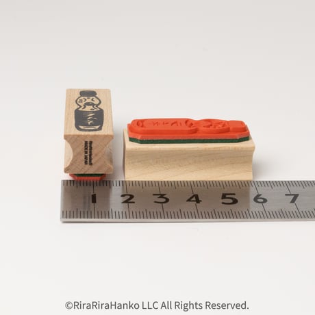 【ラムネ】デザインはんこ15x40mm_R1101