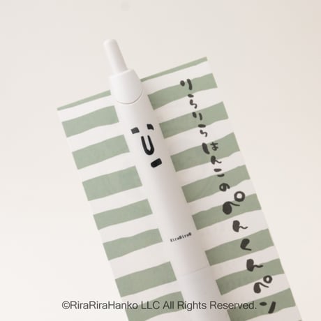 りらりらはんこのぺんくんペン（JETSTREAM Lite 0.5mm）