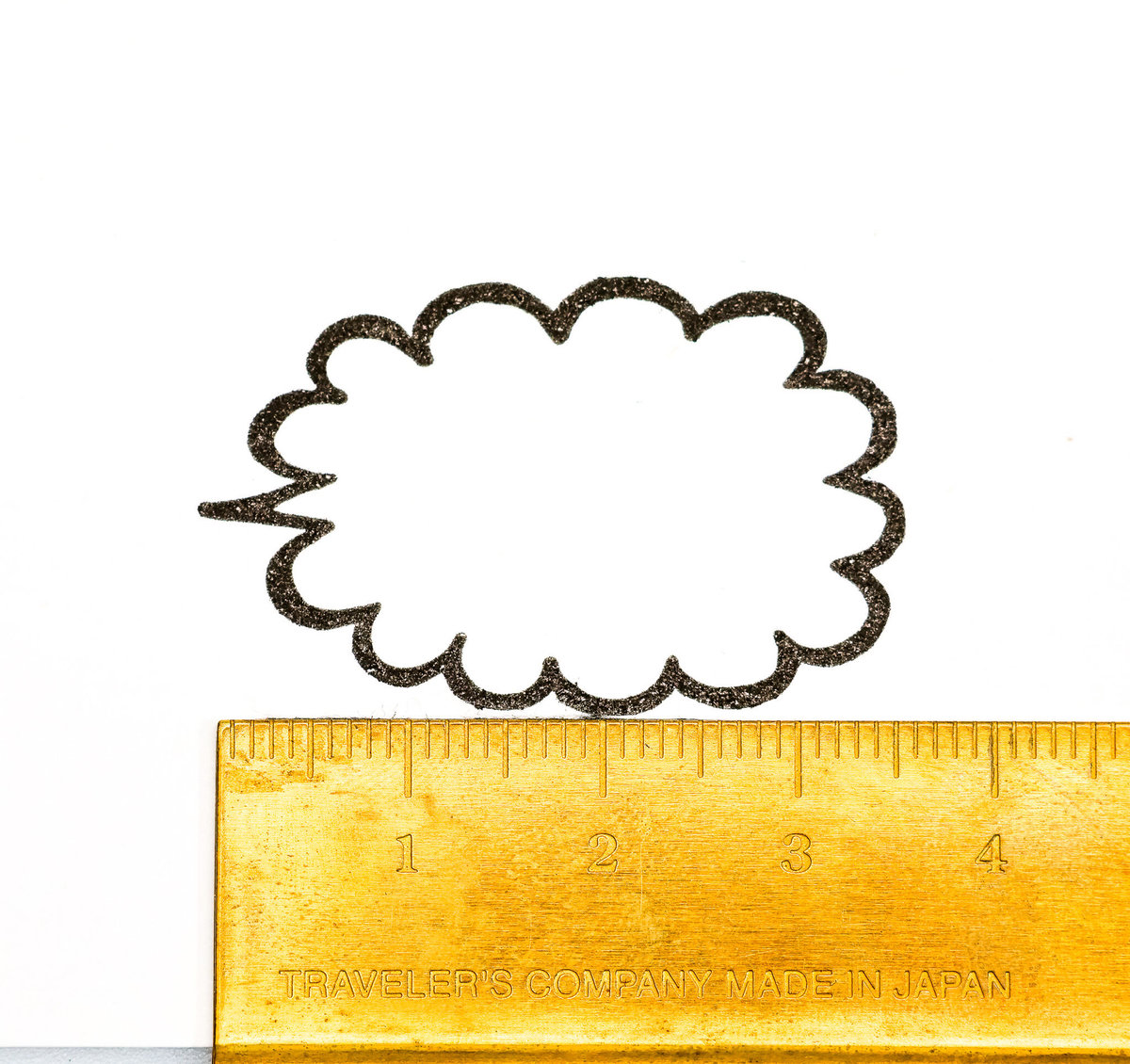 もくもく吹き出し＊25mmx40mm＊ラバースタンプ＊R790_o | RiraRira