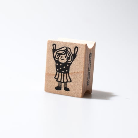 【マロンちゃんのバンザイ】デザインはんこ20x26mm_R893