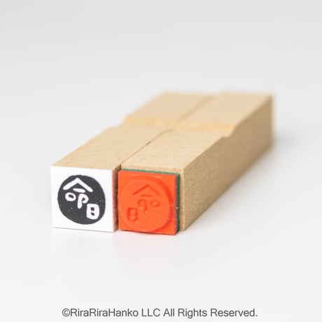 【命日10mm角】絵文字はんこ10x10mm_R1300