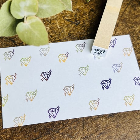【ダイヤ10mm角】絵文字はんこ10x10mm_R677