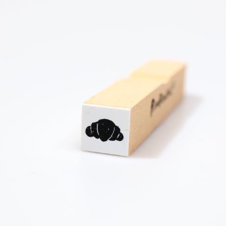 【クロワッサン10mm角】絵文字はんこ10x10mm_R162