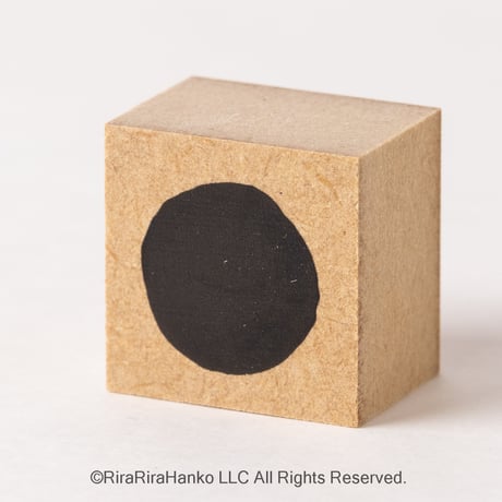 【ベタ丸●(大)】模様はんこ25x25mm_R582_o
