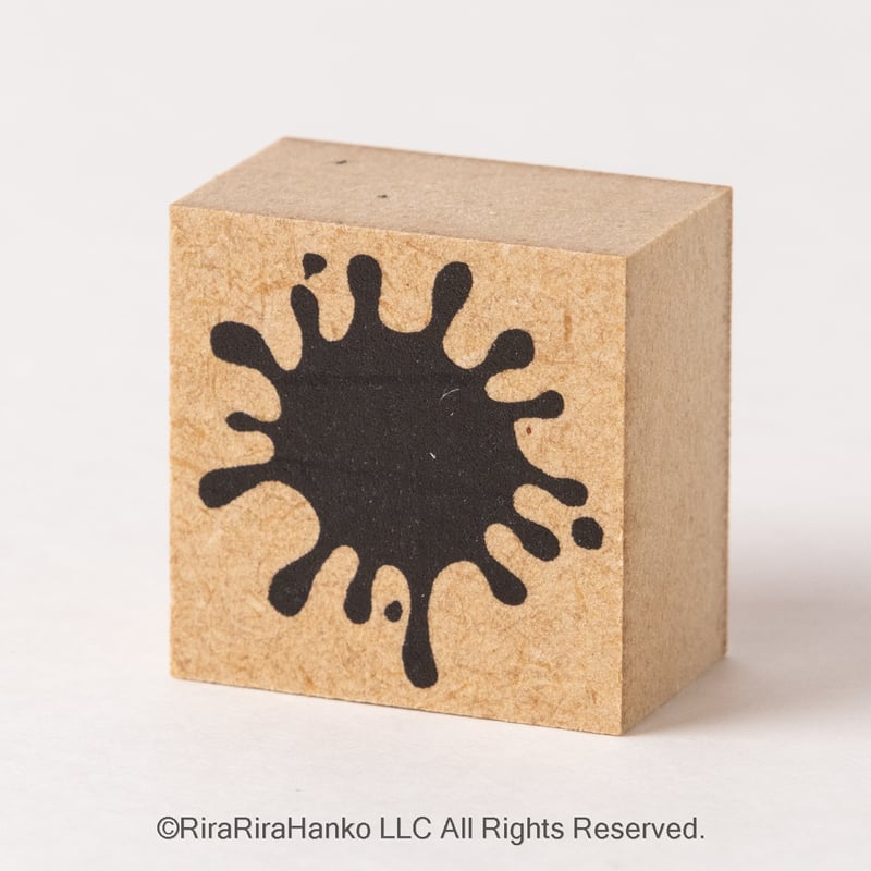 インク柄】模様はんこ30x30mm_R524_o | RiraRiraはんこストア＊Rira
