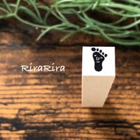 【足10mm角】絵文字はんこ10x10mm_R216