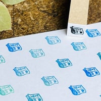 【ニュース10mm角】絵文字はんこ10x10mm_R681