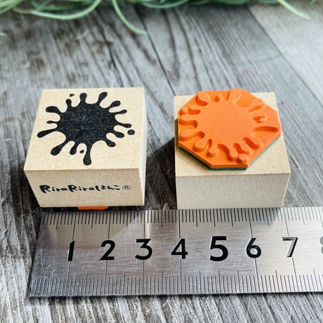 【インク柄】模様はんこ30x30mm_R524_o