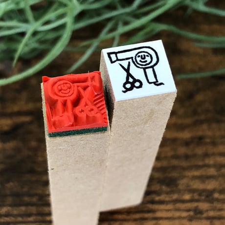 【美容院】絵文字はんこ