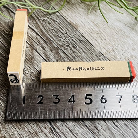 【6/14まで300円】リングパーツ＊8mmx13mm＊ラバースタンプ＊R455
