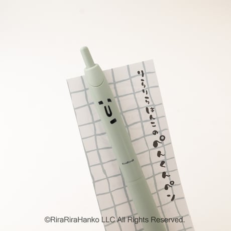 りらりらはんこのぺんくんペン（JETSTREAM Lite 0.5mm）