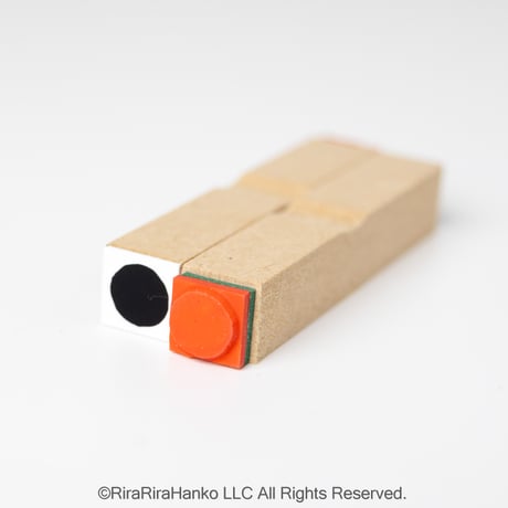 【ベタ丸●(小)10mm角】絵文字はんこ10x10mm_R1267