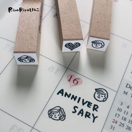 【マカロンくんの顔だけ10mm角】絵文字はんこ10x10mm_R365