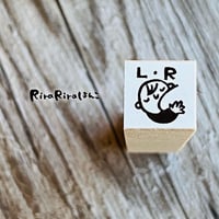 【授乳・母乳・おっぱい10mm角】絵文字はんこ10x10mm_R513