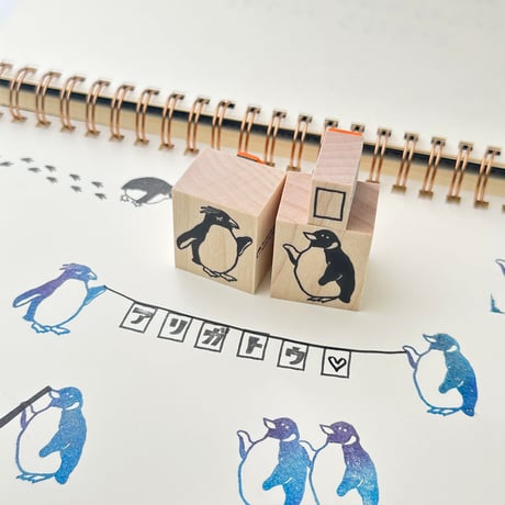【50％ OFF SALE 】 【ペンギンはんこセット】デザインはんこ_RS045_y