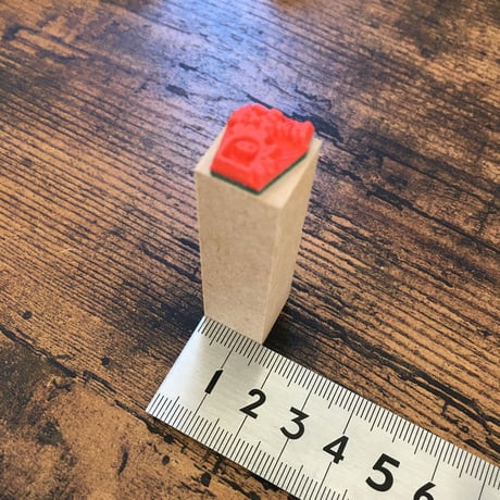 【コケッコー先生のケッコーイイネ15mm角】便利はんこ15x15mm_R081