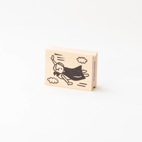 【岩井係長の空飛ぶ】デザインはんこ30x40mm_R964