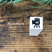 【映画10mm角】絵文字はんこ10x10mm_R179
