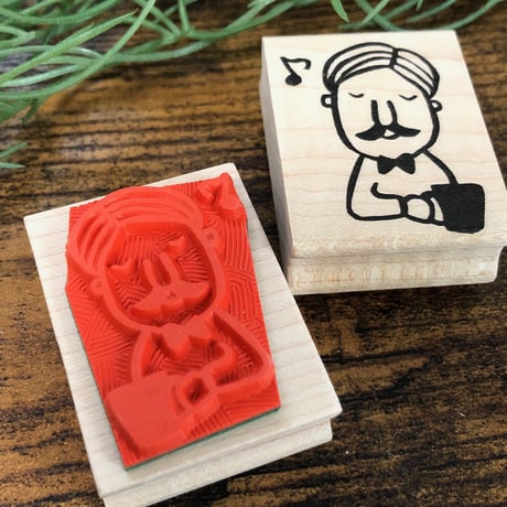 【マスター】デザインはんこ30x40mm_R278