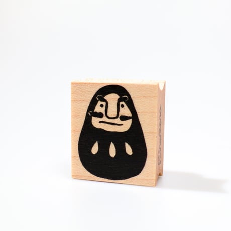 【だるま】デザインはんこ26x30mm_R071