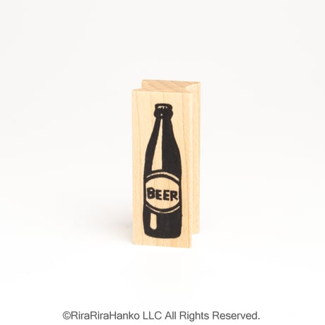 【ビール】デザインはんこ15x40mm_R1107