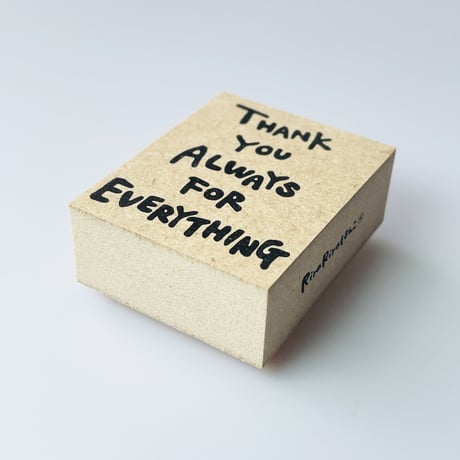 【THANK YOU ALWAYS FOR EVERYTHING】文字はんこ40x50mm_R527_o