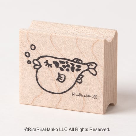 【おふぐさん】デザインはんこ26x30mm_R661