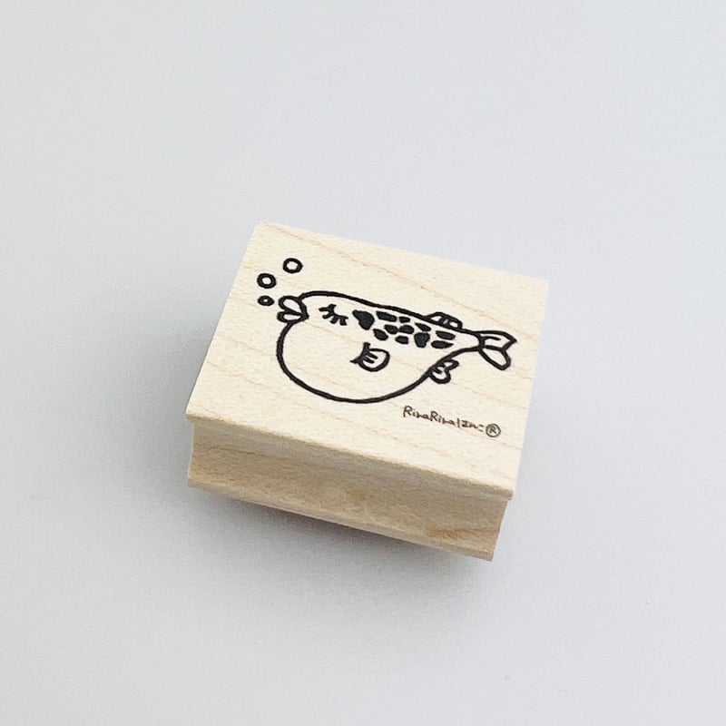 【192】ラバースタンプ  ノームのクグロフ パン屋さん もぐもぐ関さん＊26mmx30mm＊ラバースタンプ＊R684 | RiraRira