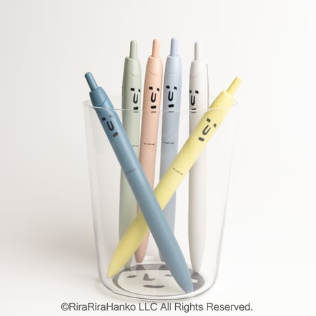 りらりらはんこのぺんくんペン（JETSTREAM Lite 0.5mm）