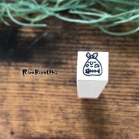 【もえるゴミ10mm角】絵文字はんこ10x10mm_R314