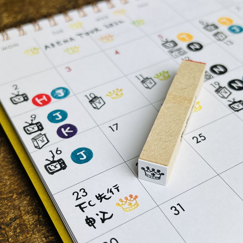 ayacoはんこ スタンプ グッズ：手帖はんこなどの受付を開始します