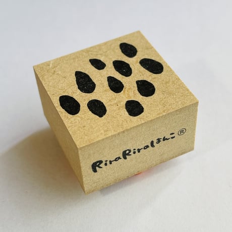 【ごまごま】模様はんこ30x30mm_R522_o