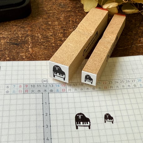 【ピアノ】絵文字はんこ