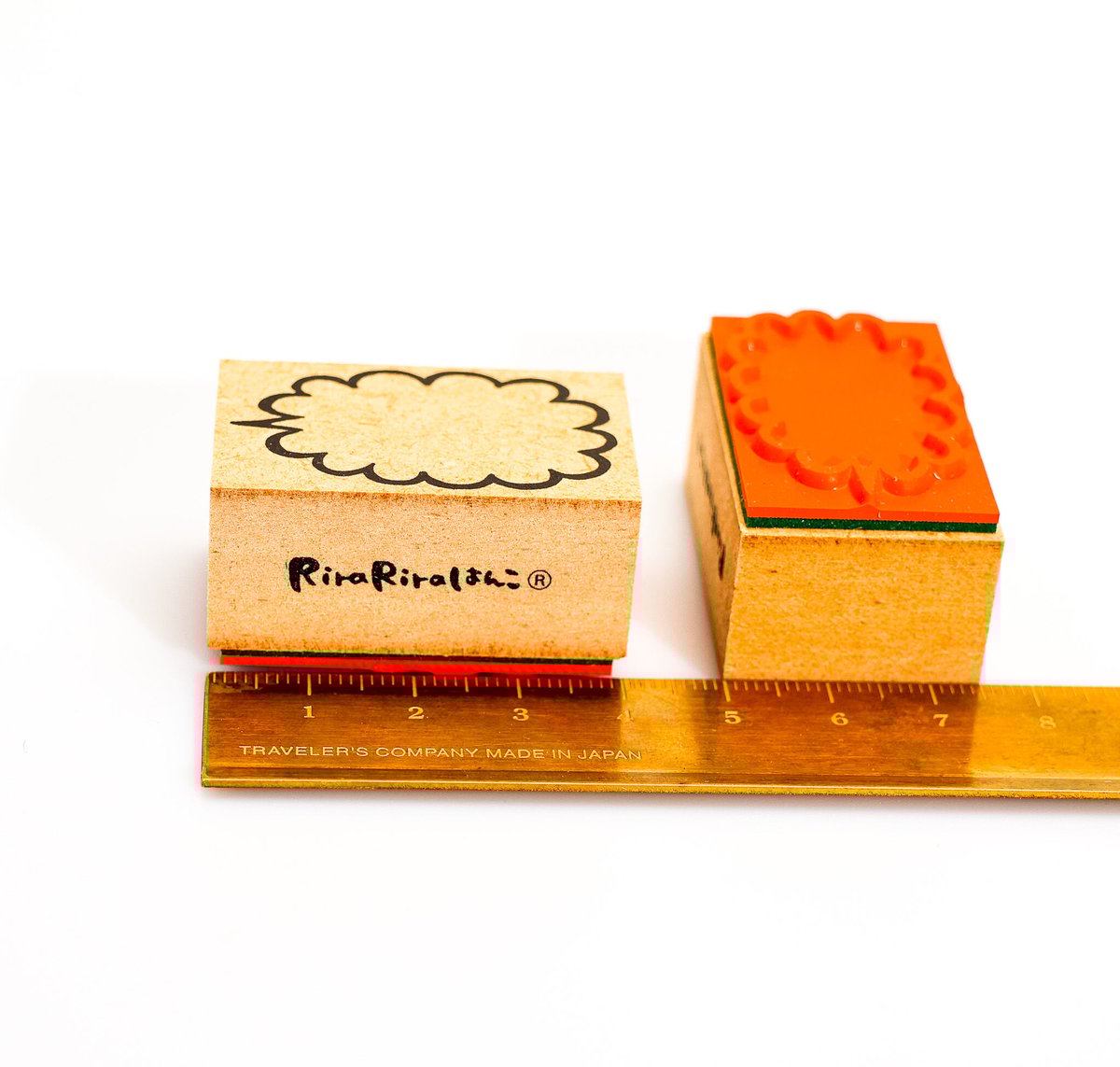 もくもく吹き出し＊25mmx40mm＊ラバースタンプ＊R790_o | RiraRira