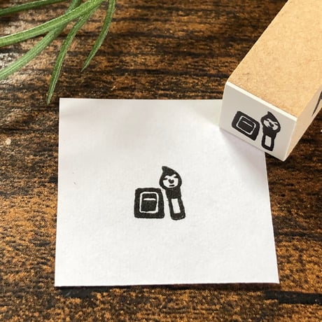 【習字10mm角】絵文字はんこ10x10mm_R157