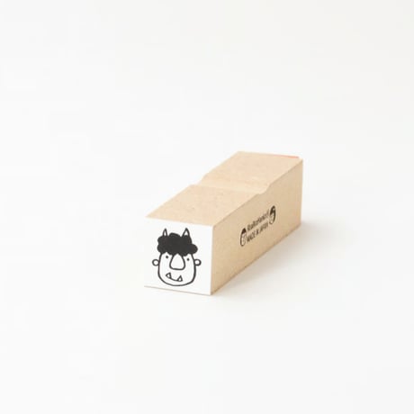【鬼15mm角】デザインはんこ15x15mm_R981