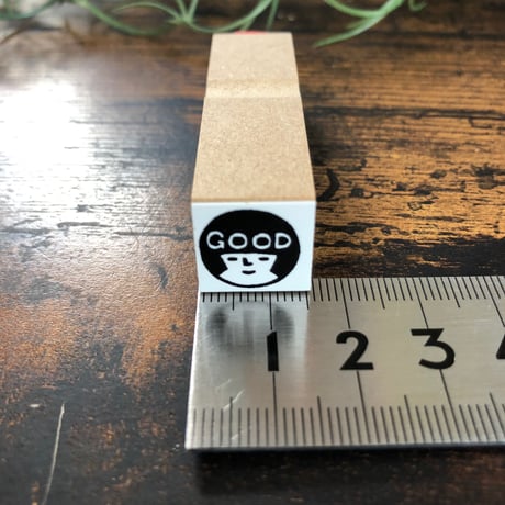 【おかっぱちゃんのGOOD15mm角】便利はんこ15x15mm_R004