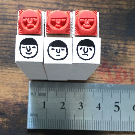 【丸井三兄弟3本セット】はんこセット_RS010
