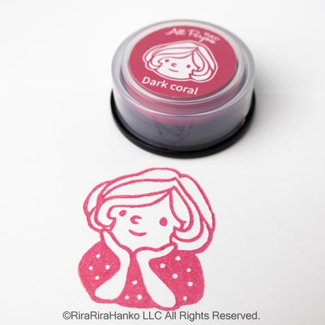 【新色8色追加・予約販売】RiraRiraはんこ オールパーパスパッドミニ（多用途スタンプパッド）