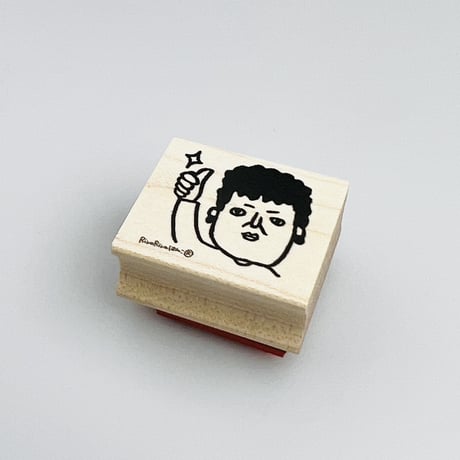 【関さんのグッド】デザインはんこ26x30mm_R685