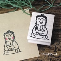 【大仏ちゃん】デザインはんこ30x40mm_R143