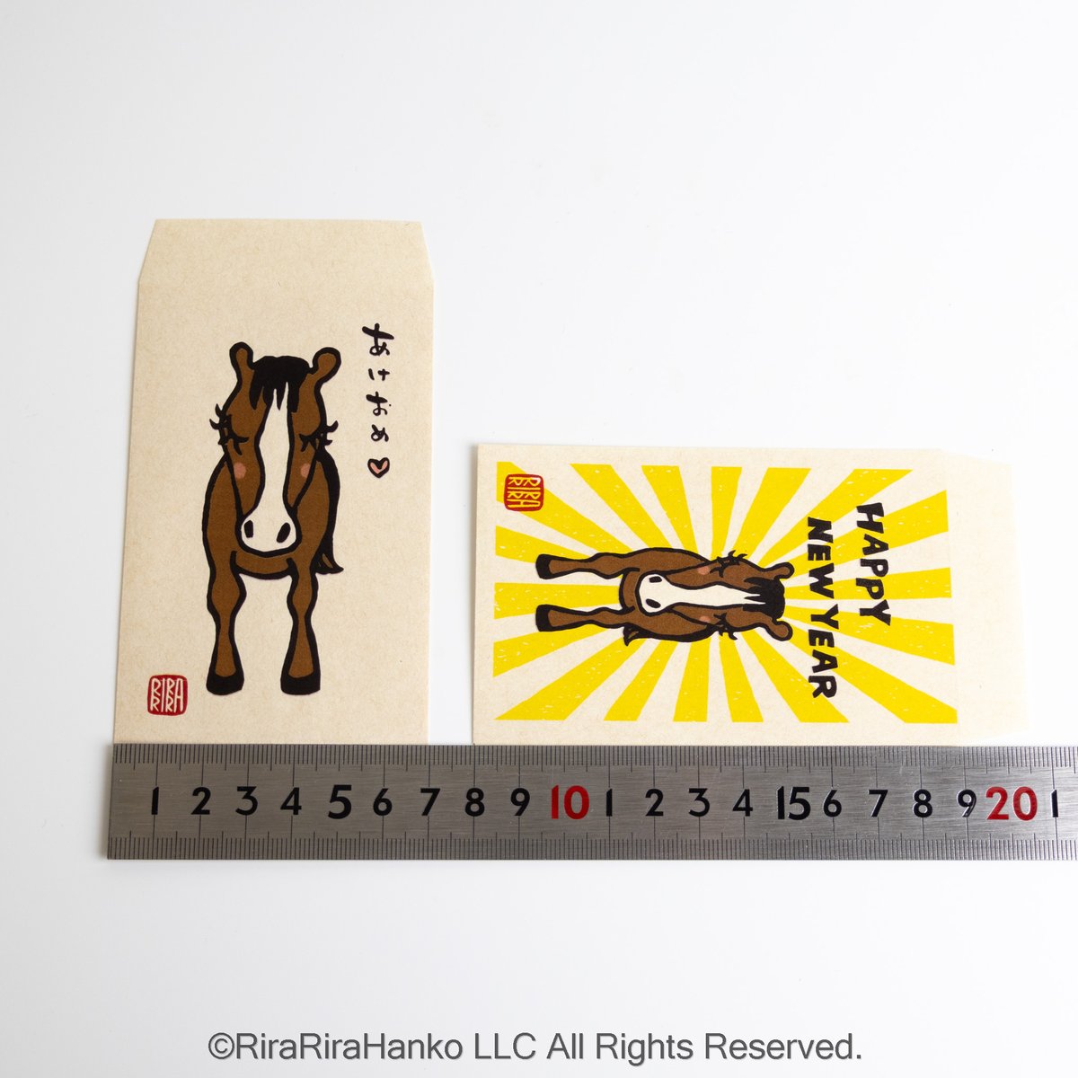 うまのキャンベルちゃん】お年玉ポチ袋2026＊5柄各1枚入り＊P94