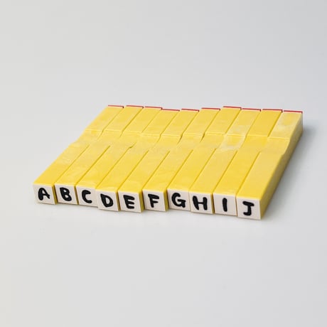 【アルファベットはんこセット】文字はんこ_SHG_A01