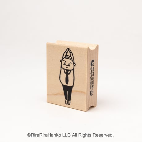 【岩井係長ののびーる】デザインはんこ30x40mm_R1044