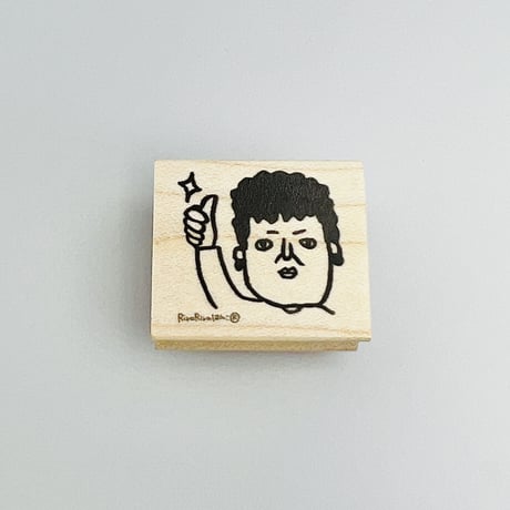 【関さんのグッド】デザインはんこ26x30mm_R685