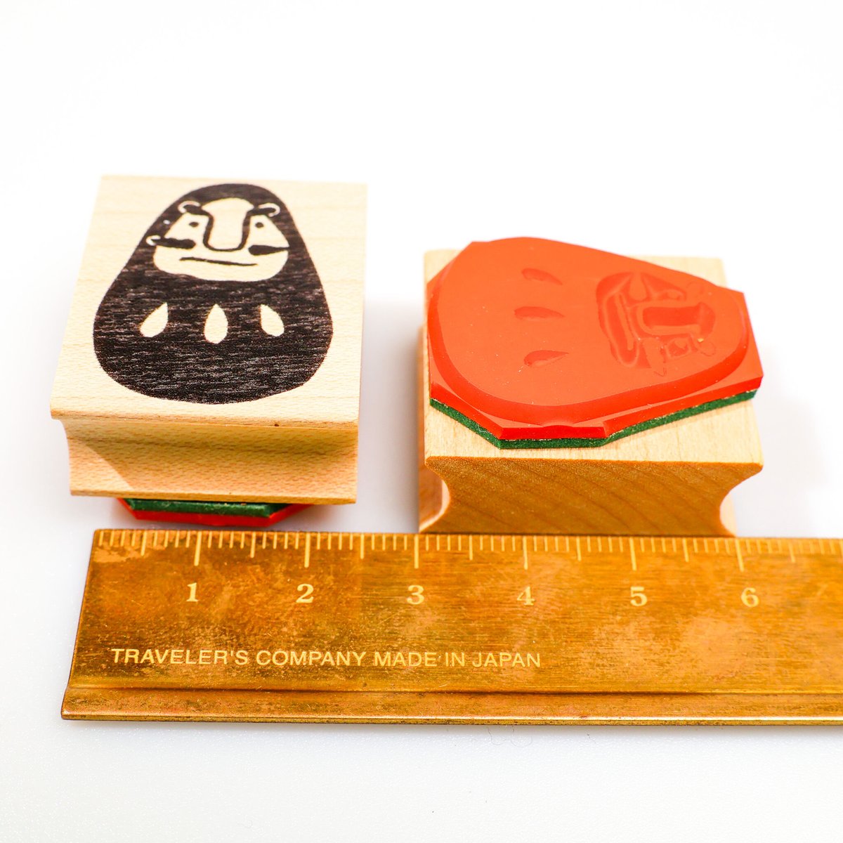 だるまさん＊26mmx30mm＊ラバースタンプ＊R071 | RiraRiraはんこ